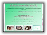 Alnisa Comunity Catch Up 5 MAY