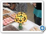 21 cup cakes in a floral arrangement by Mariam Issadeen
