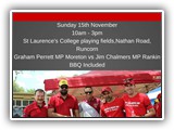 Muslim Comunity Cricket Rankin vs Moreton 15 NOVEMBER