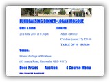 Logan Mosque Fundraiser 21 JUNE