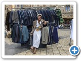 Suit salesman in the Old Town, Sanaa.